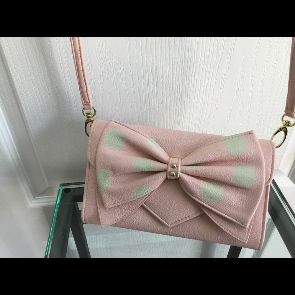 Betsey Johnson Pink Crossbody